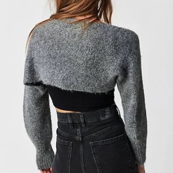 NWT Free People Prima Donna Knit Bolero Shrug Cropped Sweater Various Colors OS - Picture 9 of 9